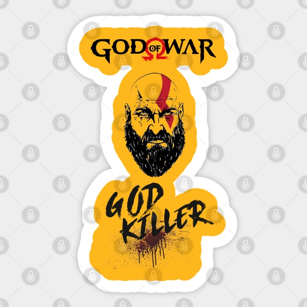 God of War: God Killer Sticker by DrComics01